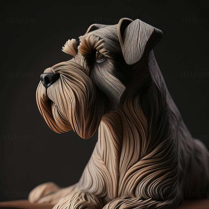 Zwergschnauzer dog